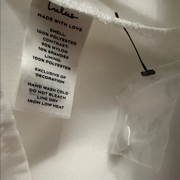 Lulu's White Long Sleeve Lace Dress - Picture 11 of 11